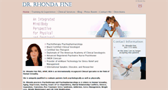 Desktop Screenshot of drrhondafine.com